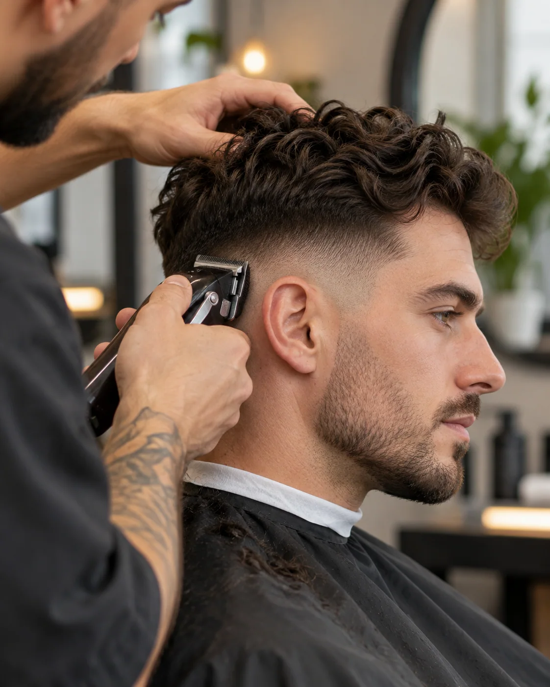 Illustrative barbering style example: Fresh Fade