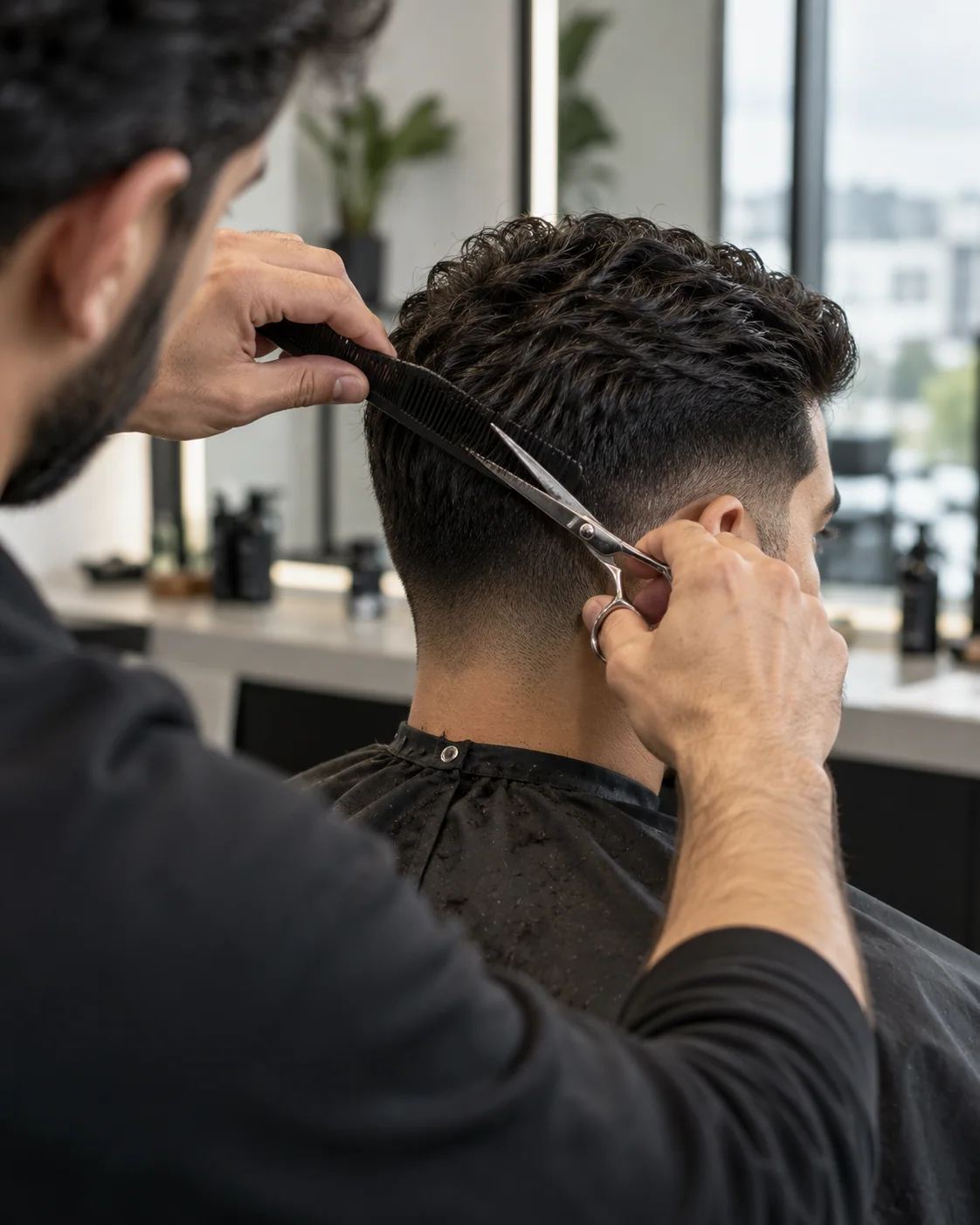Illustrative barbering style example: Precision Cut