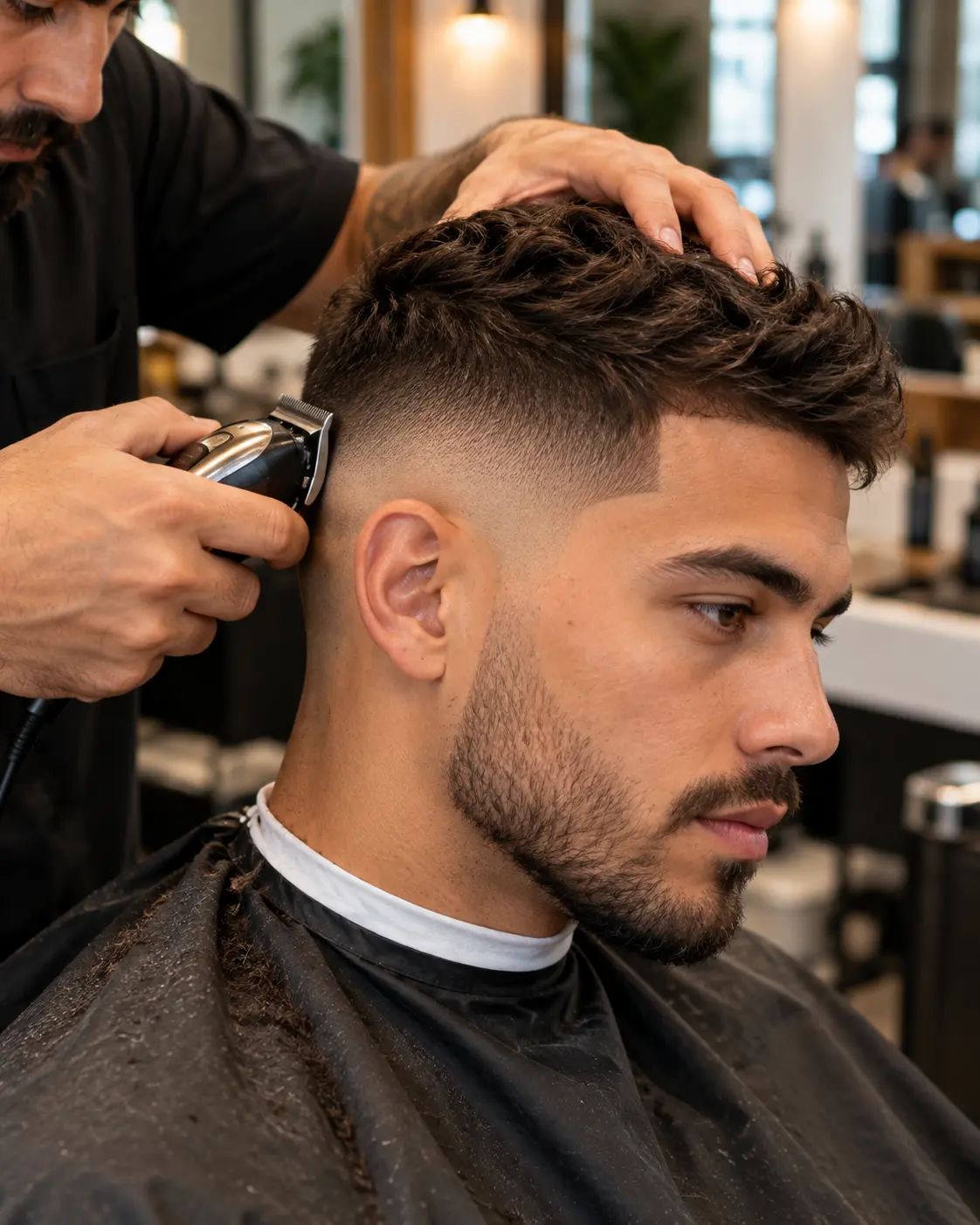 Illustrative image of a barbering appointment