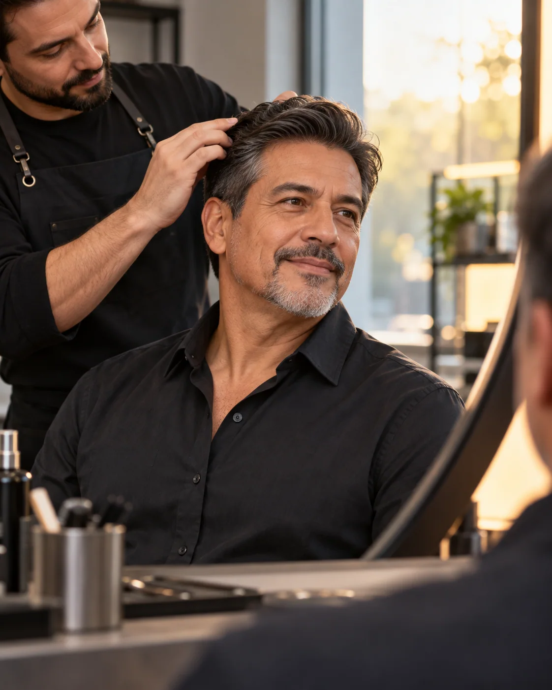 Illustrative hair replacement style example: Fresh Style