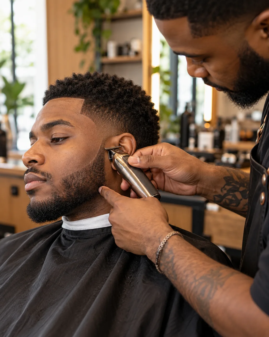 Illustrative image of a barbering appointment