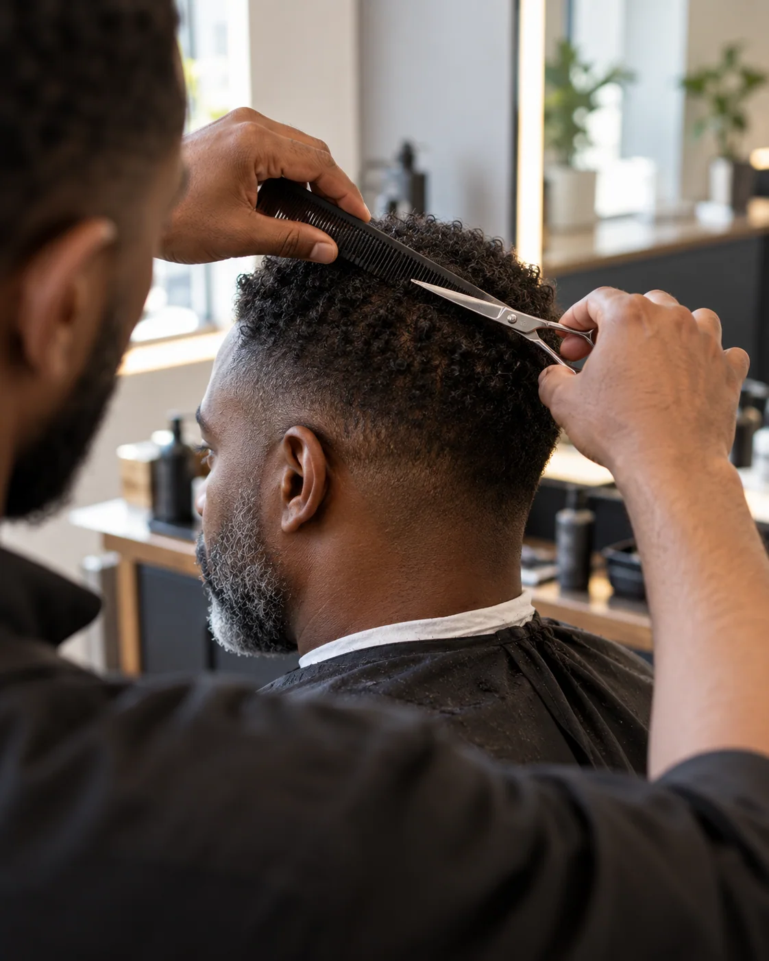Illustrative barbering style example: Precision Cut