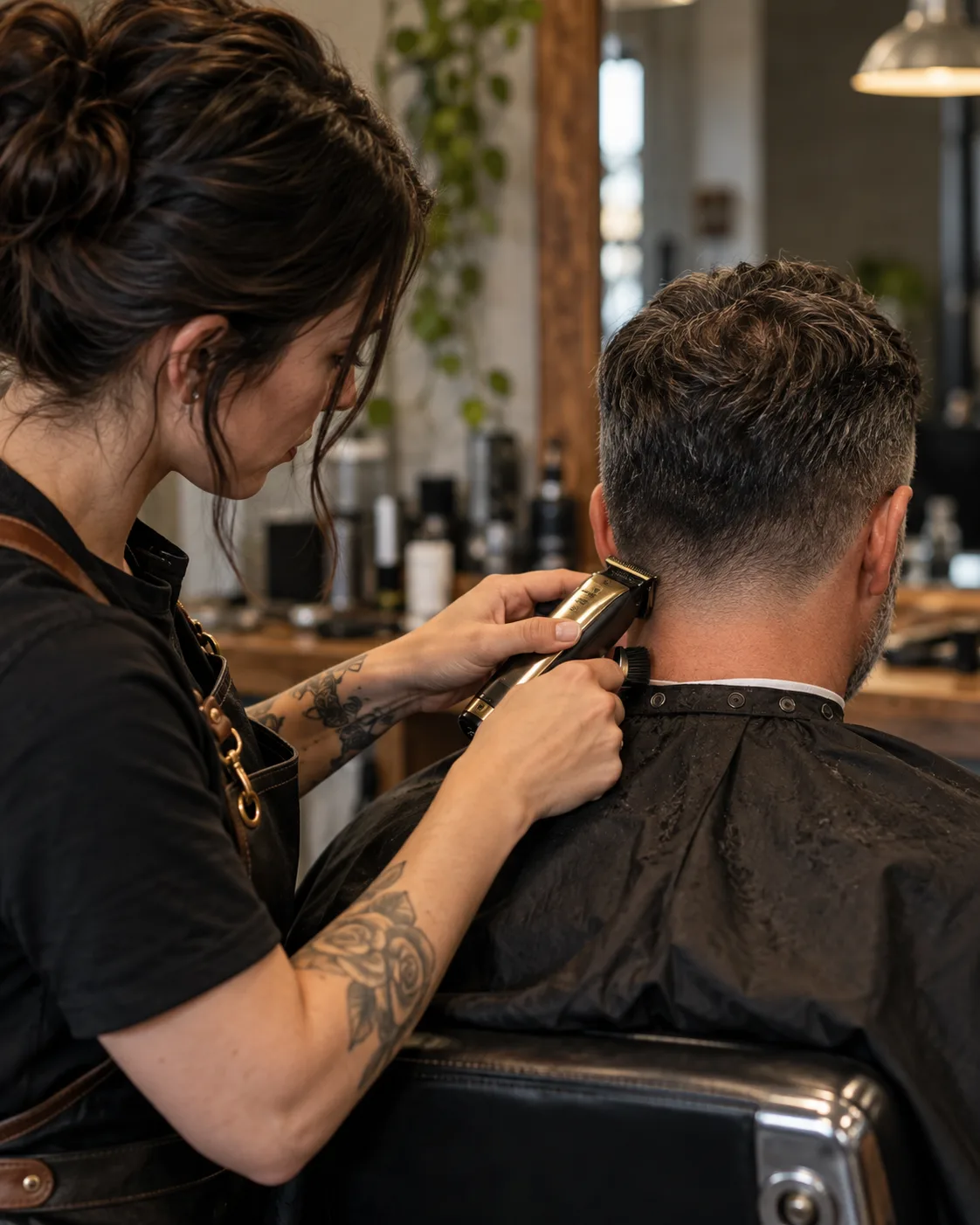 Illustrative image of a barbering appointment