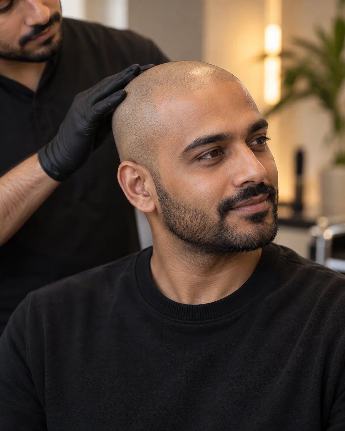 Illustrative scalp pigmentation style example: Balanced Coverage