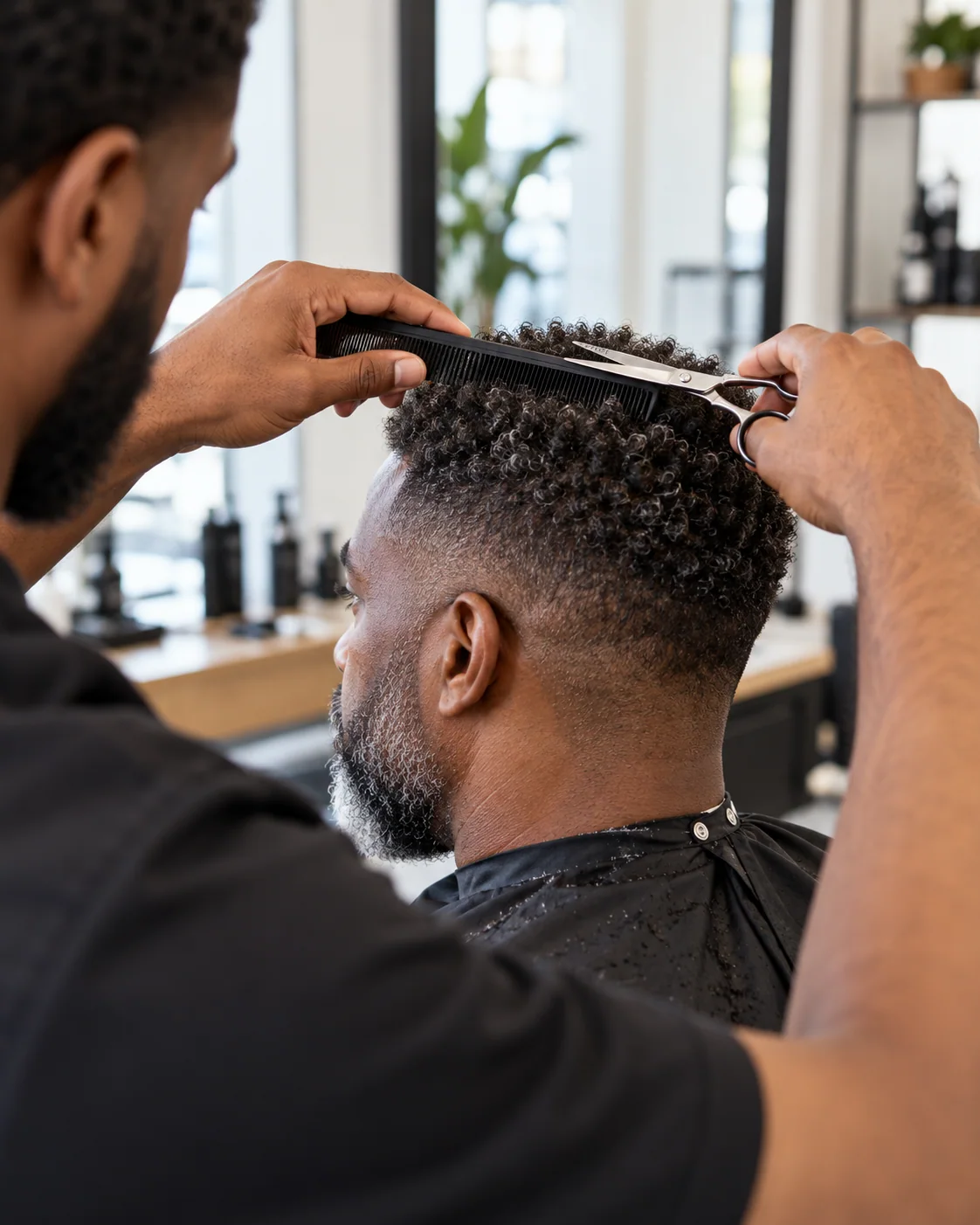 Illustrative barbering style example: Modern Cut