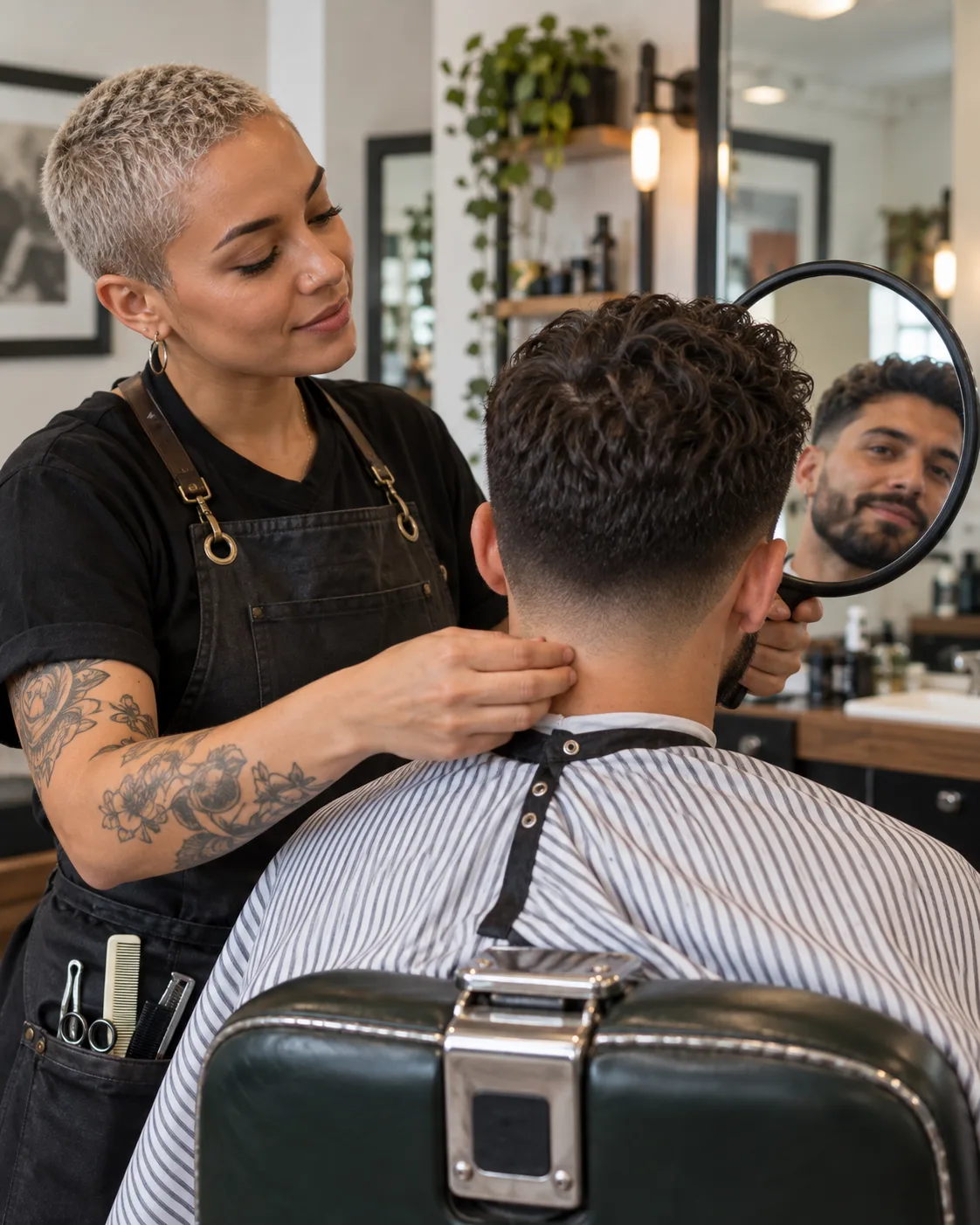 Illustrative image of a barbering appointment