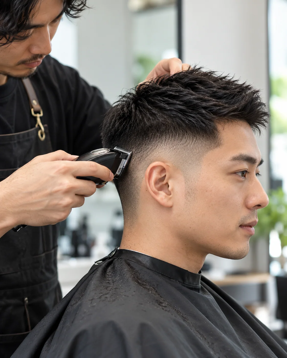 Illustrative barbering style example: Modern Cut